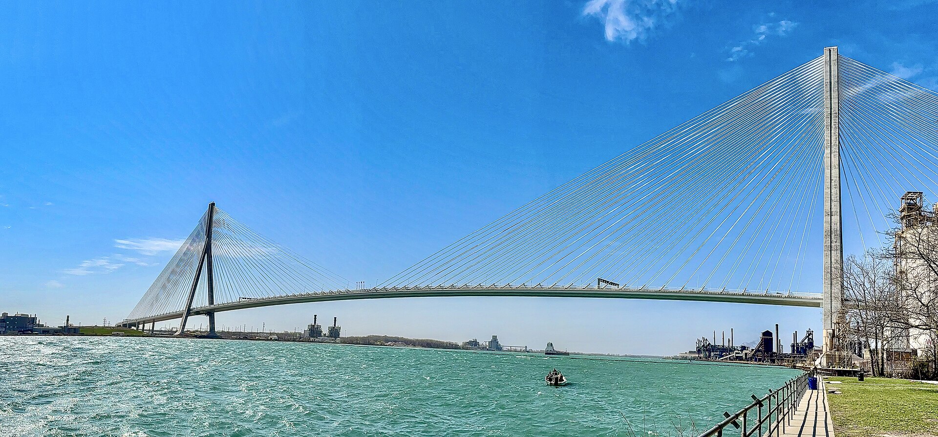 Gordie Howe International Bridge in April 2026
